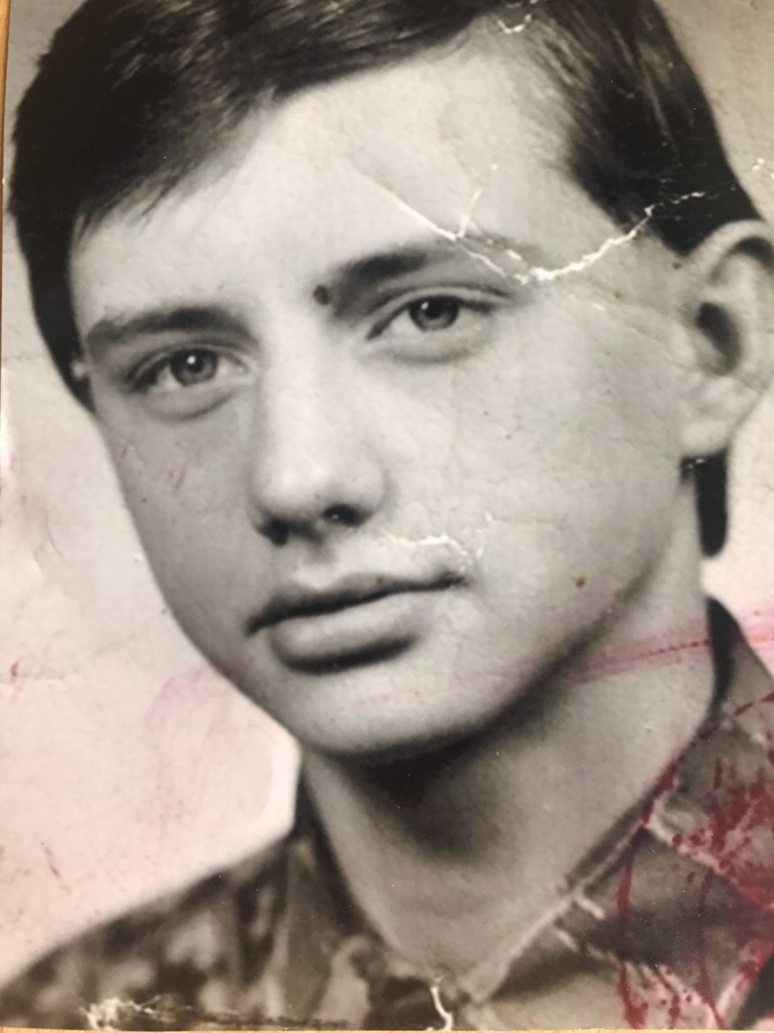Marek Lisinski as a teenager around the time he was allegedly abused by his local parish priest.