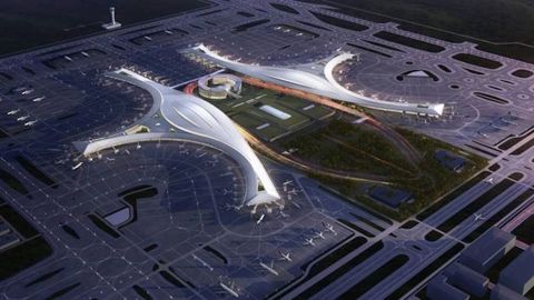 Chengdu's new Tianfu International Airport, due to open in 2020, was designed by a consortium made up of the China Southwest Architectural Design and Research Institute, China Airport Construction Group Corporation and French architectural firm ADP Ingenierie.