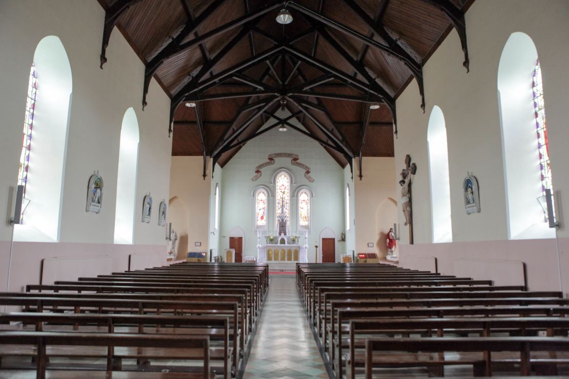 The Church of Our Lady, Star of the Sea, and St. Patrick in Goleen, where Pierre Louis Baudey Vignaud, appealed to local witnesses to travel to Paris to testify at the trial. 