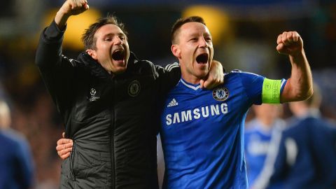 Former Chelsea teammates Frank Lampard and John Terry will be on opposing sides Monday. 