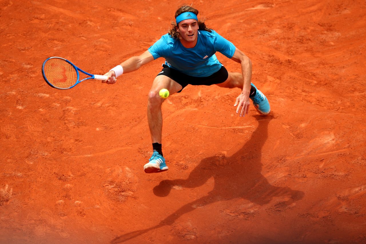 Greece's Stefanos Tsitsipas, having a breakout 2019 campaign, advanced in straight sets. Tsitsipas beat King of Clay Rafael Nadal recently in Madrid. 