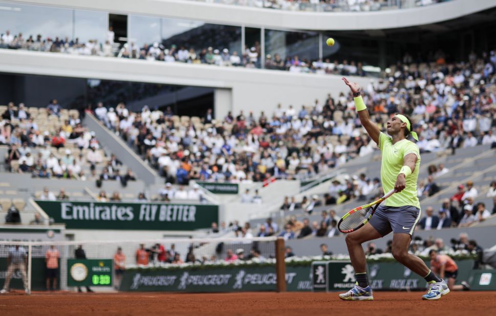 Rafael Nadal, the 11-time tournament winner, began his tournament by facing Germany's Yannick Hanfmann. 