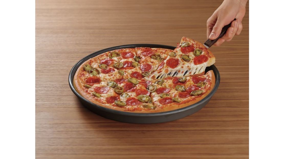 The relaunched pan pizza from Pizza Hut.
