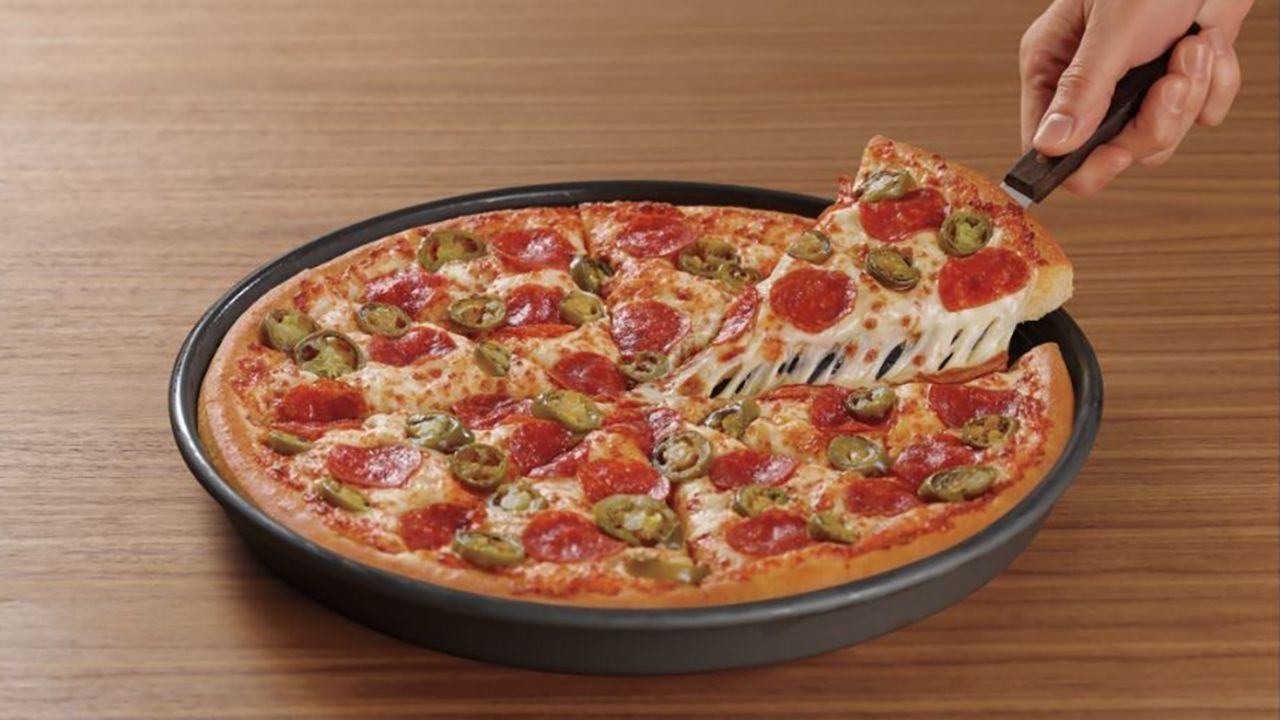 The relaunched pan pizza from Pizza Hut.