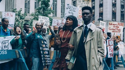 Aunjanue Ellis and Ethan Herisse in "When They See Us."