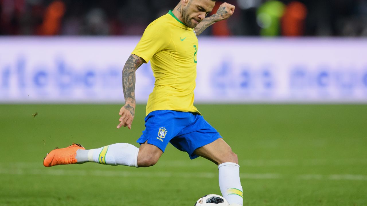 Alves has played for Barcelona and Juventus. 