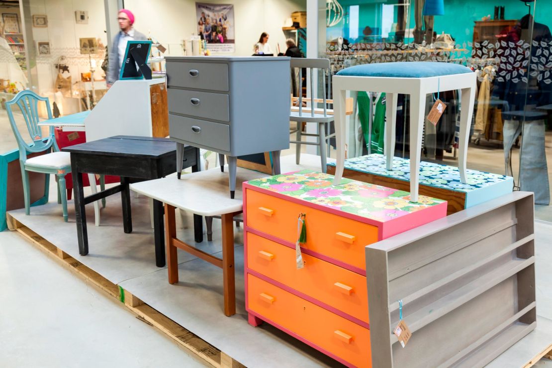 The ReTuna shopping mall saves items from landfill each week.