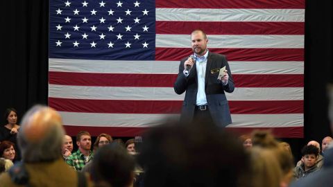 After he took office, Wilhelm introduced Democratic presidential hopeful Elizabeth Warren during her first visit to New Hampshire.