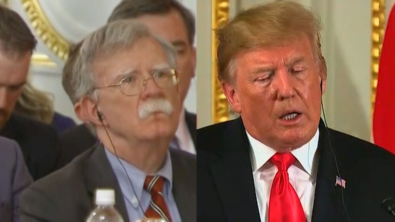 John Bolton Trump split Japan North Korea