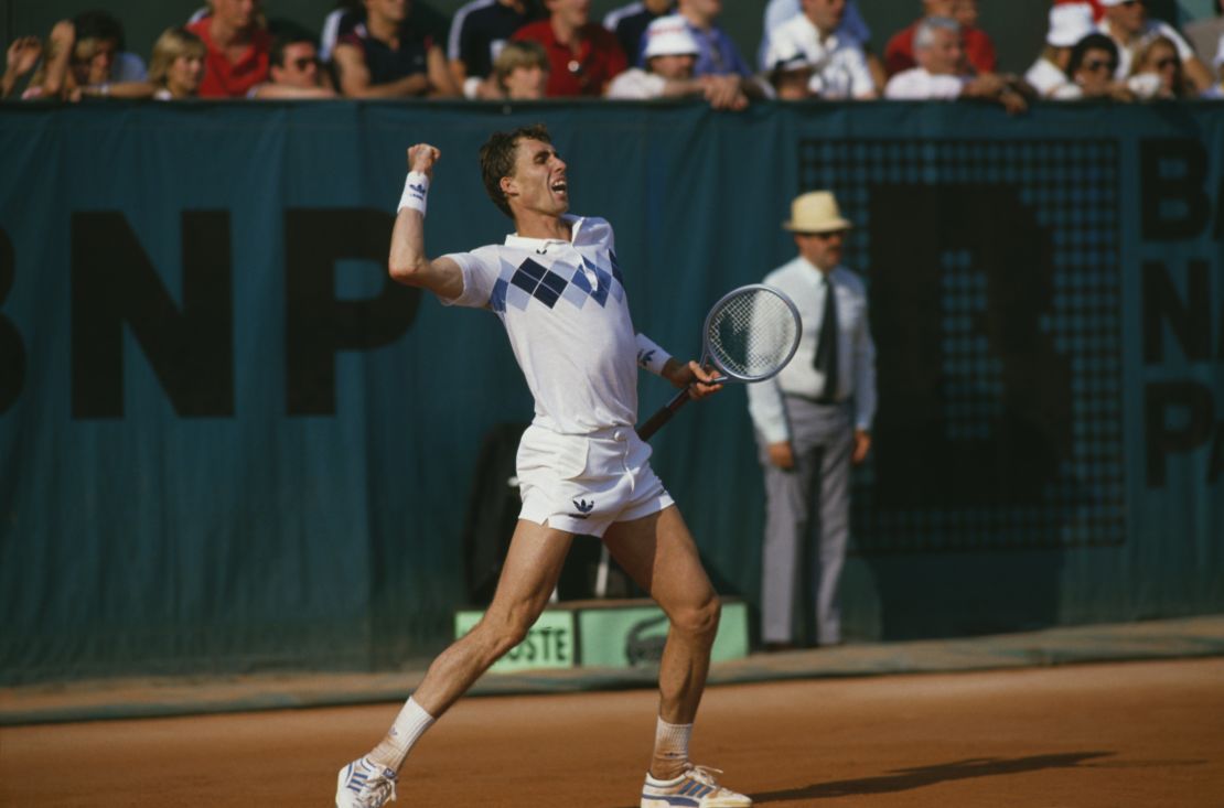Ivan Lendl beat John McEnroe to win the first of three French Open titles in 1984.