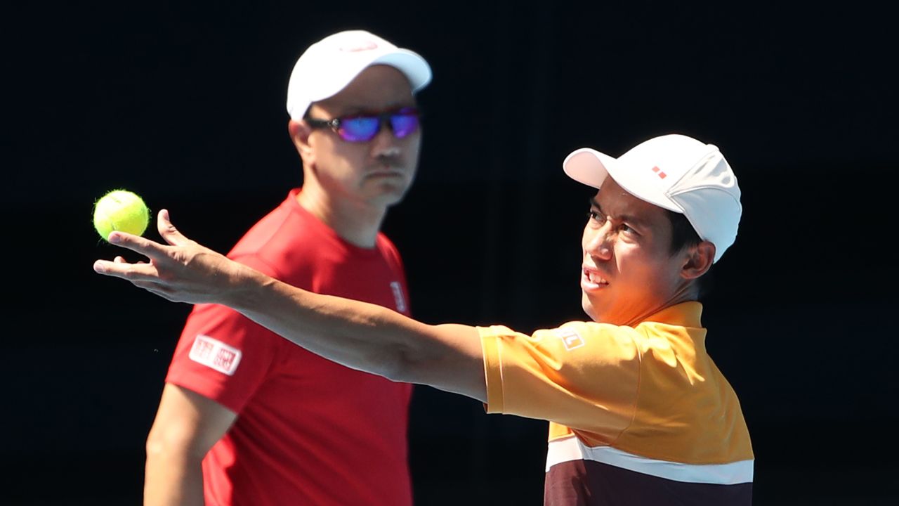 Michael Chang is coach to Japanese star Kei Nishikori. 