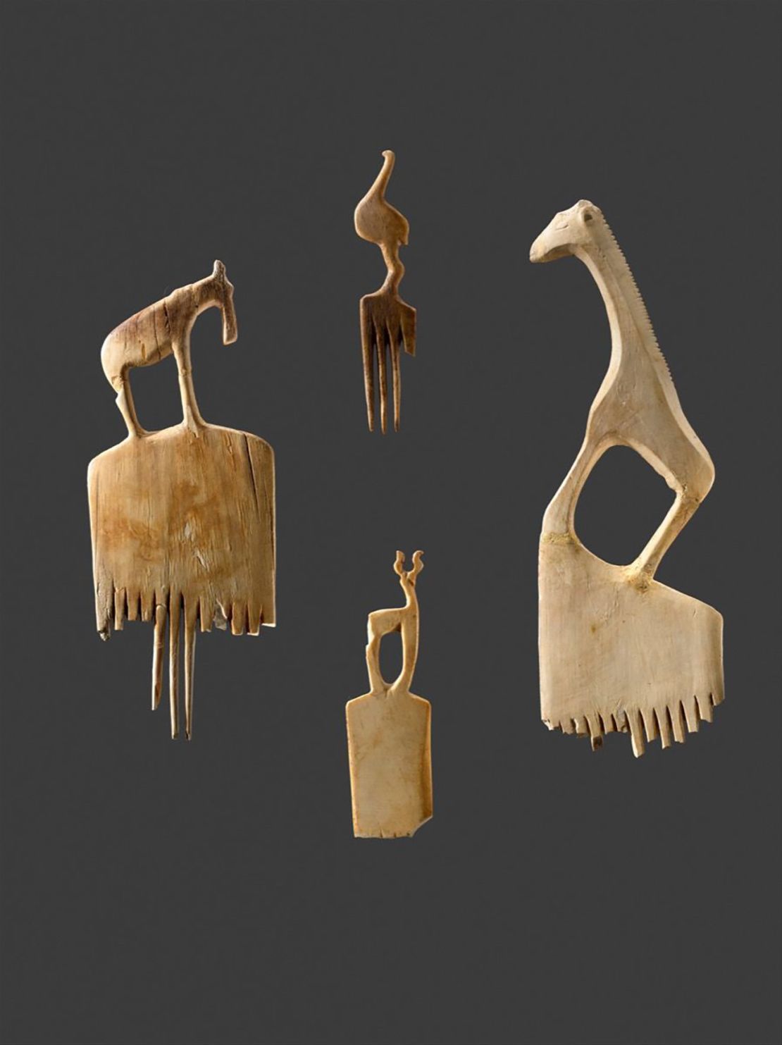 Combs with Carved Animals, ca. 3900-3500 B.C.