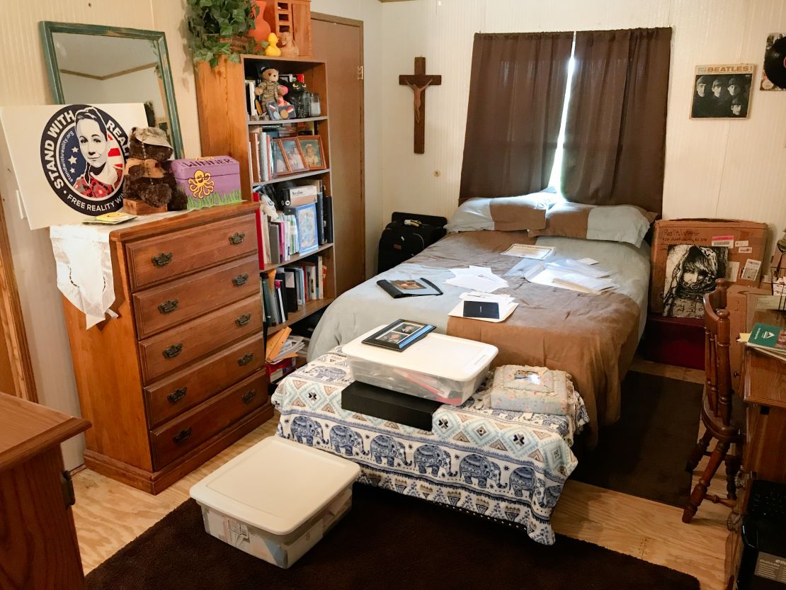 Reality Winner's bedroom at her family home in rural southern Texas.