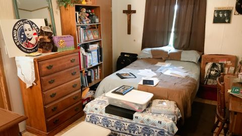 Reality Winner's bedroom at her family home in rural southern Texas.