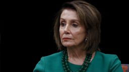 Speaker of the House Nancy Pelosi, D-Calif., pauses during a panel discussion at Delaware County Community College, Friday, May 24, 2019, in Media, Pa. (AP Photo/Matt Slocum)