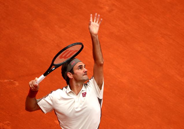 Breaking late in each set was the key for Federer, who was never broken himself. 