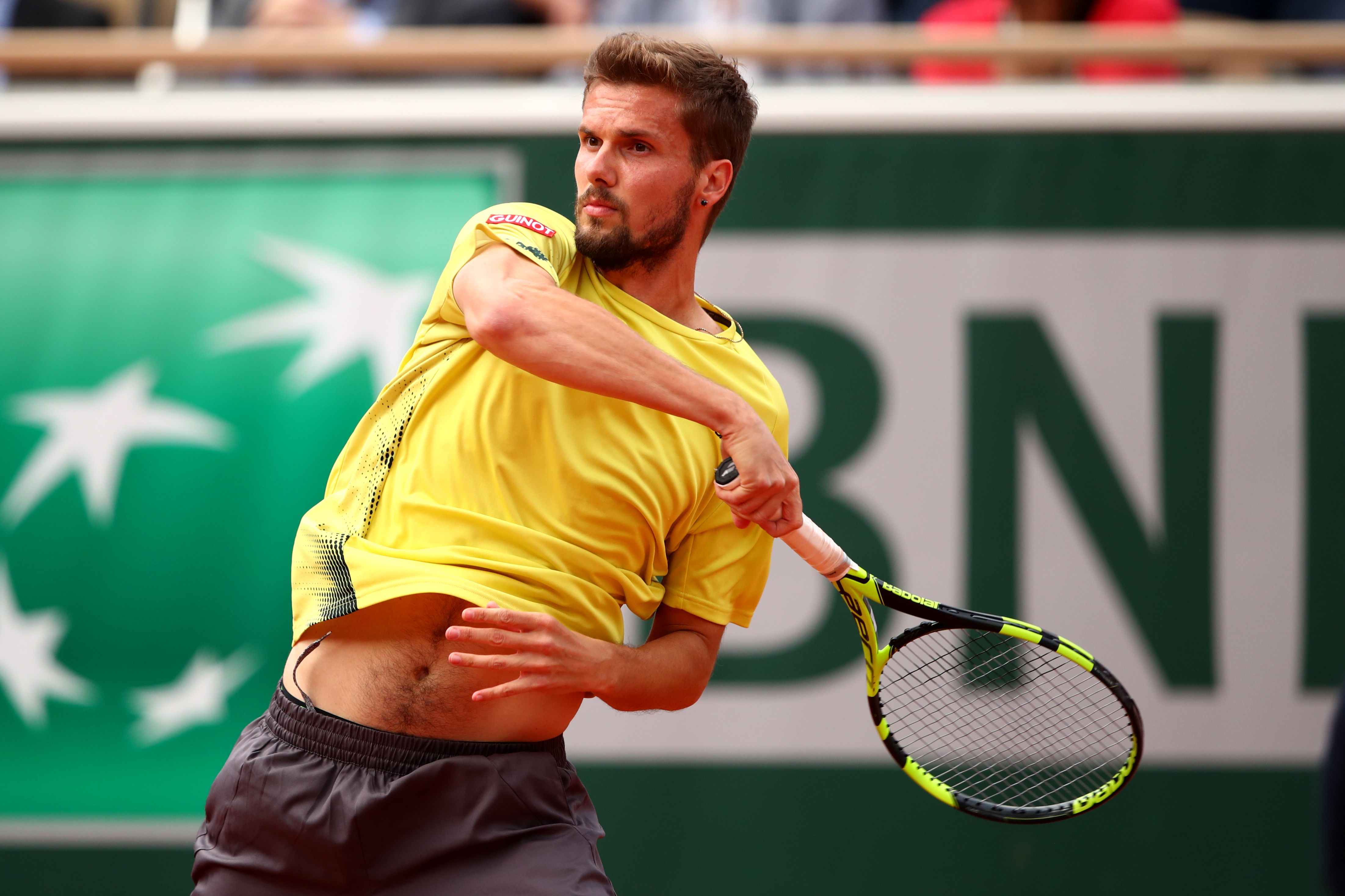 Otte had never won a grand slam match before this week. But at times he tested the 20-time grand slam winner. 