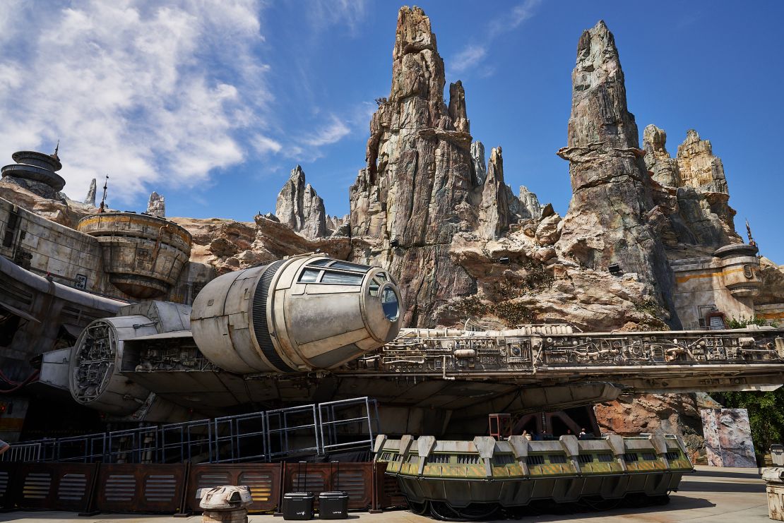 Guests at Galaxy's Edge will be able to pilot the Millennium Falcon on a ride called Smuggler's Run.
