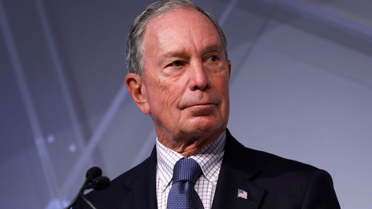 Michael Bloomberg, billionaire and former Mayor of New York City, speaks at CityLab Detroit, a global city summit, on October 29, 2018 in Detroit, Michigan.