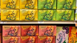 SAN ANSELMO, CALIFORNIA - MARCH 08: LaCroix sparkling water is displayed on a shelf at a Safeway store on March 08, 2019 in San Anselmo, California. LaCroix sparkling water maker National Beverage Corp. had its first quarterly sales decline in 5 years and  a 39 percent decline in profits from one year ago. The company reported earnings of $220.9 million. (Photo by Justin Sullivan/Getty Images)