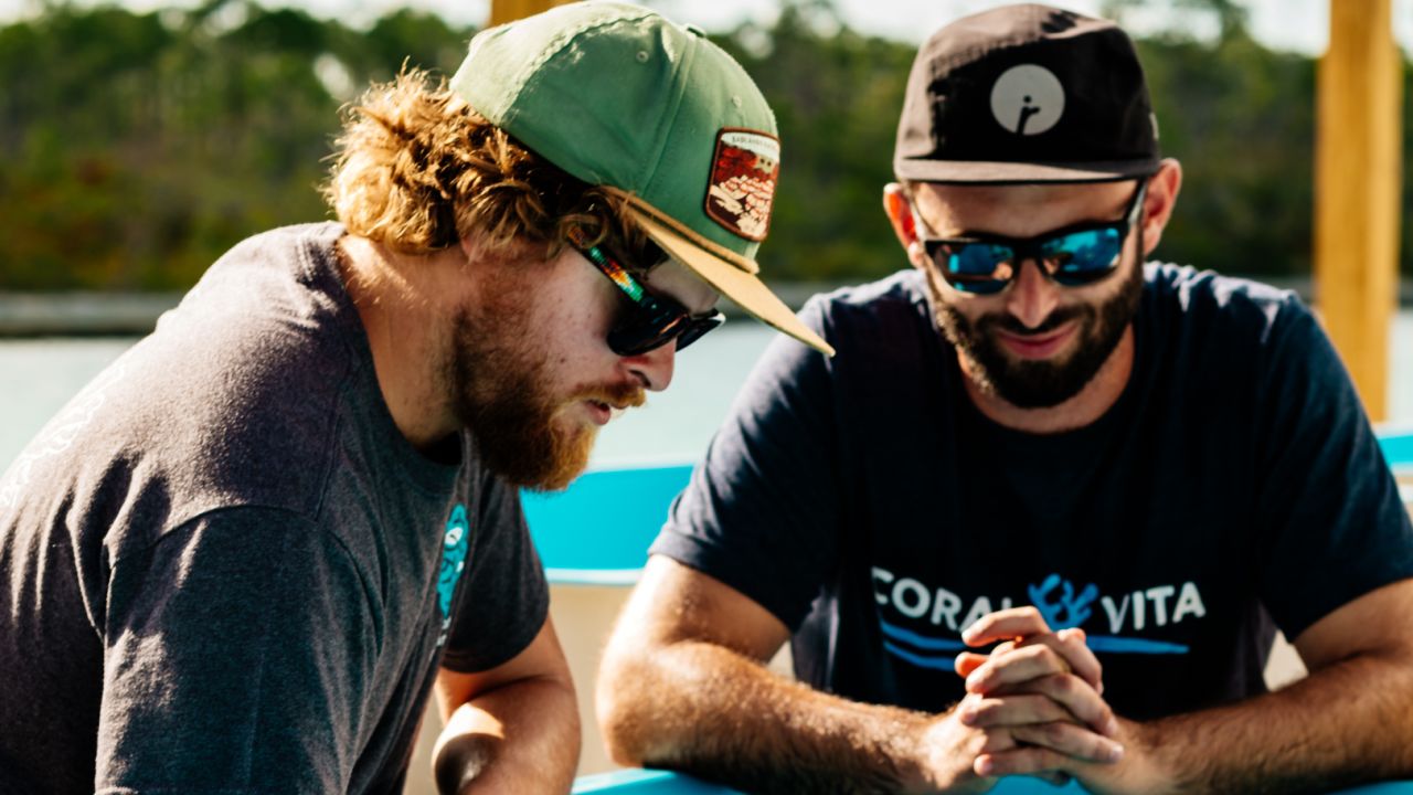Gator Halpern and Sam Teicher founded start-up Coral Vita with the aim of reviving reefs worldwide. 