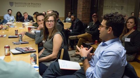 After long days of grad school classes, some Harvard Kennedy School students also participate in Answering the Call courses.