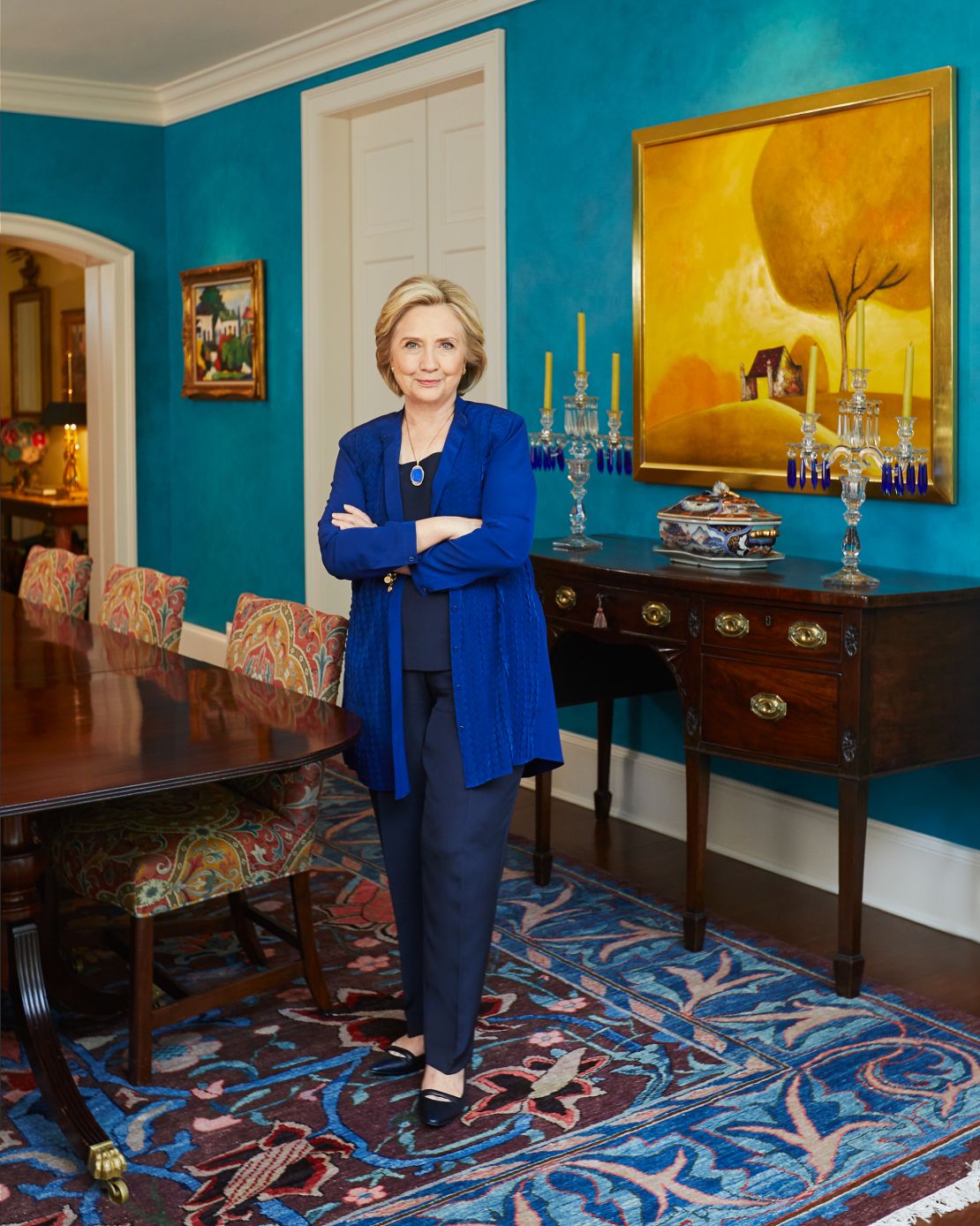 hillary clinton architectural digest no watermark