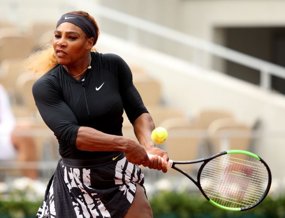 Williams is seeking in Paris to tie Margaret Court's all-time record of 24 majors. 