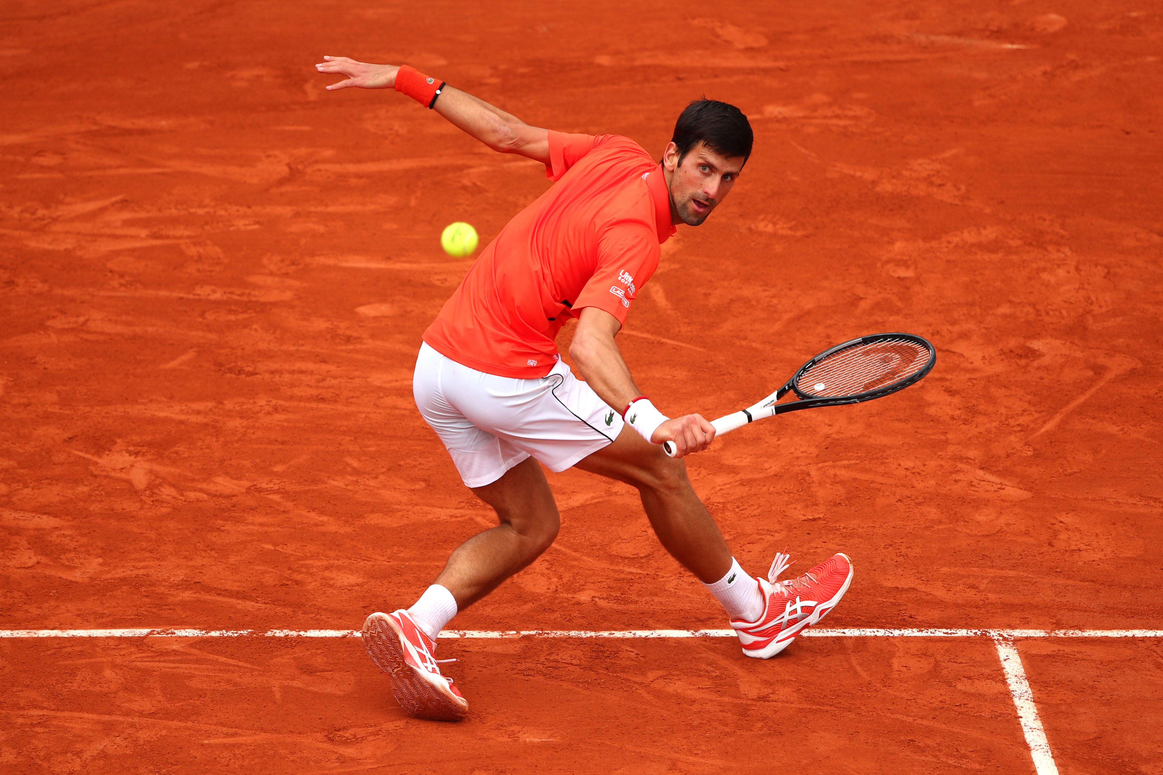 Novak Djokovic, seeking a fourth straight major, had no such difficulties against Swiss qualifier Henri Laaksonen.