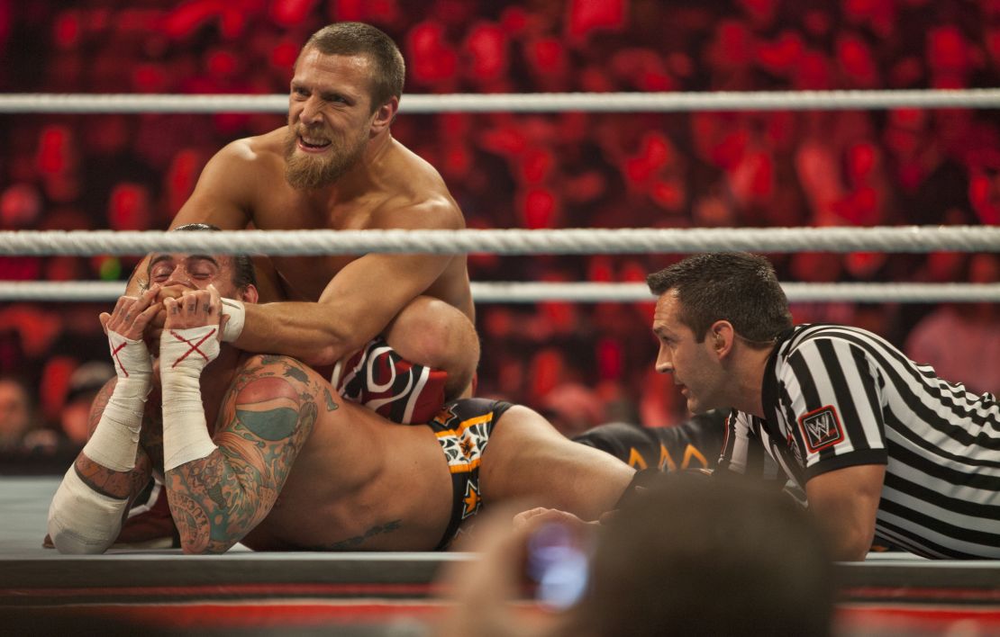 Daniel Bryan during a match in 2012.