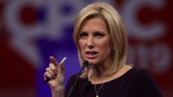 NATIONAL HARBOR, MARYLAND - FEBRUARY 28:   Talk show host Laura Ingraham speaks during CPAC 2019 February 28, 2019 in National Harbor, Maryland. The American Conservative Union hosts the annual Conservative Political Action Conference to discuss conservative agenda.  (Photo by Alex Wong/Getty Images)