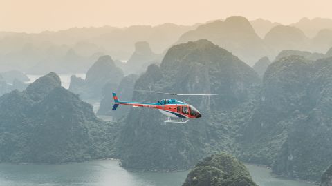Halong Bay helicopter tour 1
