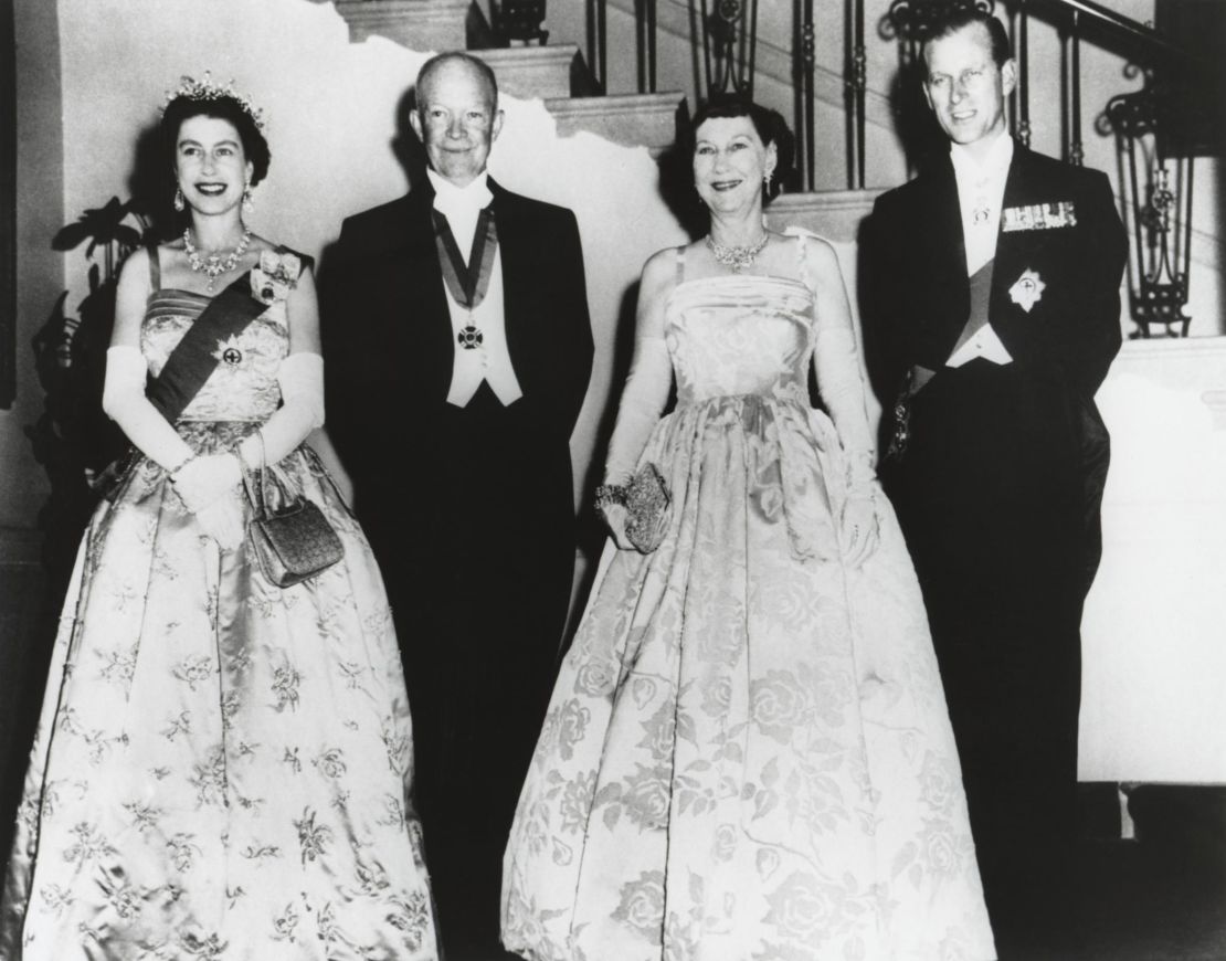 queen elizabeth and president eisenhower