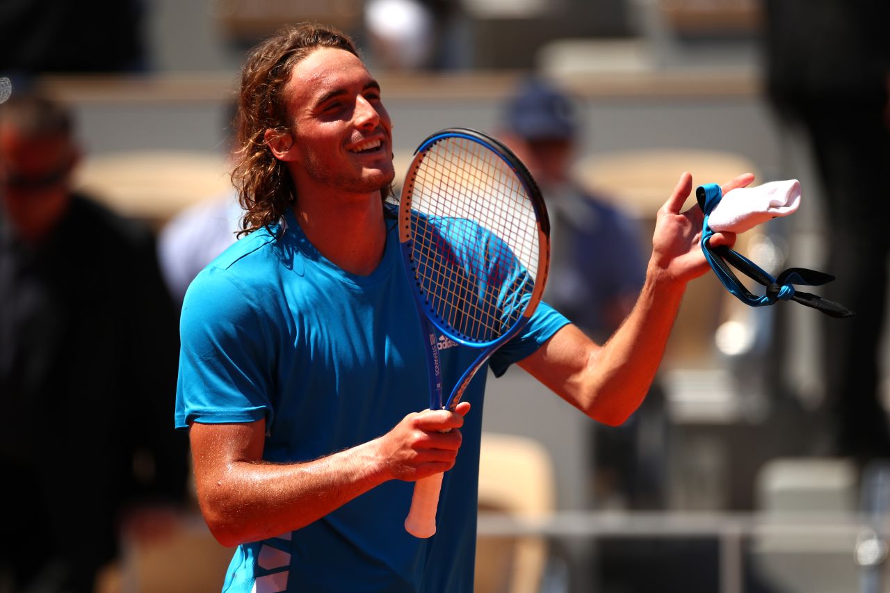 Stefanos Tsitsipas, semifinalist at the Australian Open and a winner over Rafael Nadal on clay last month, continued to progress with a four-set win over Filip Krajinovic. 