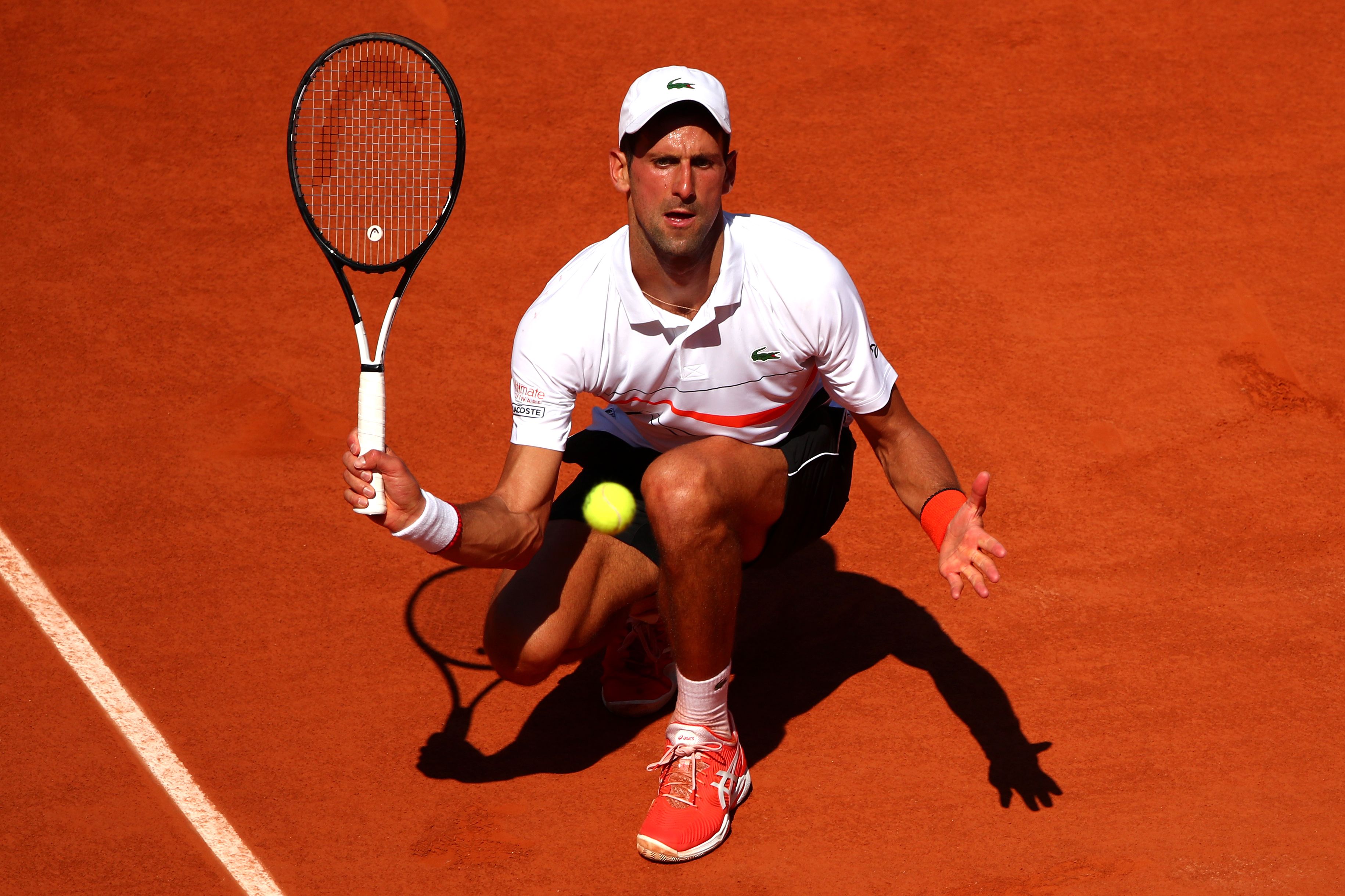 Men's No. 1 Novak Djokovic continued to cruise. The Serb, bidding for a fourth straight major, beat Italy's Salvatore Caruso 6-3 6-3 6-2.