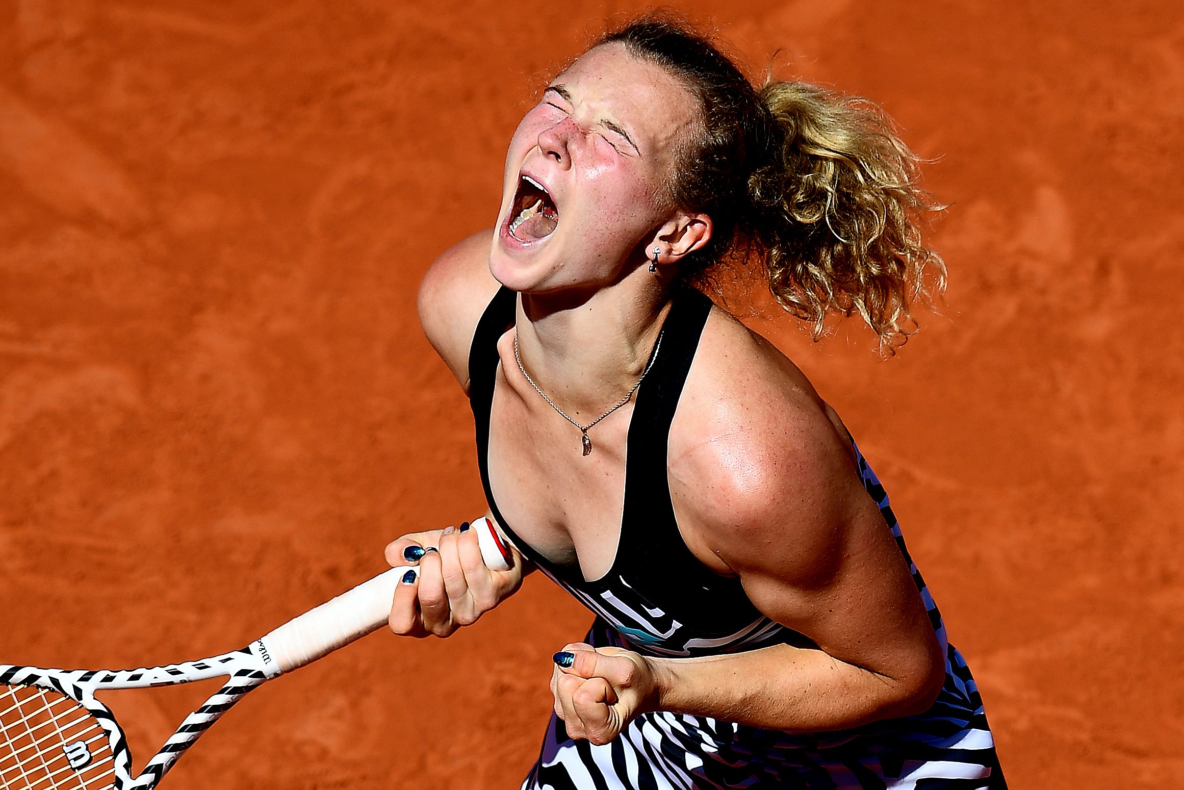 Siniakova, 23, is a doubles world No. 1 and former junior star. She picked up her first win over a No. 1 player in singles.