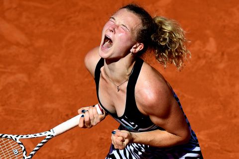 Siniakova, 23, is a doubles world No. 1 and former junior star. She picked up her first win over a No. 1 player in singles. 
