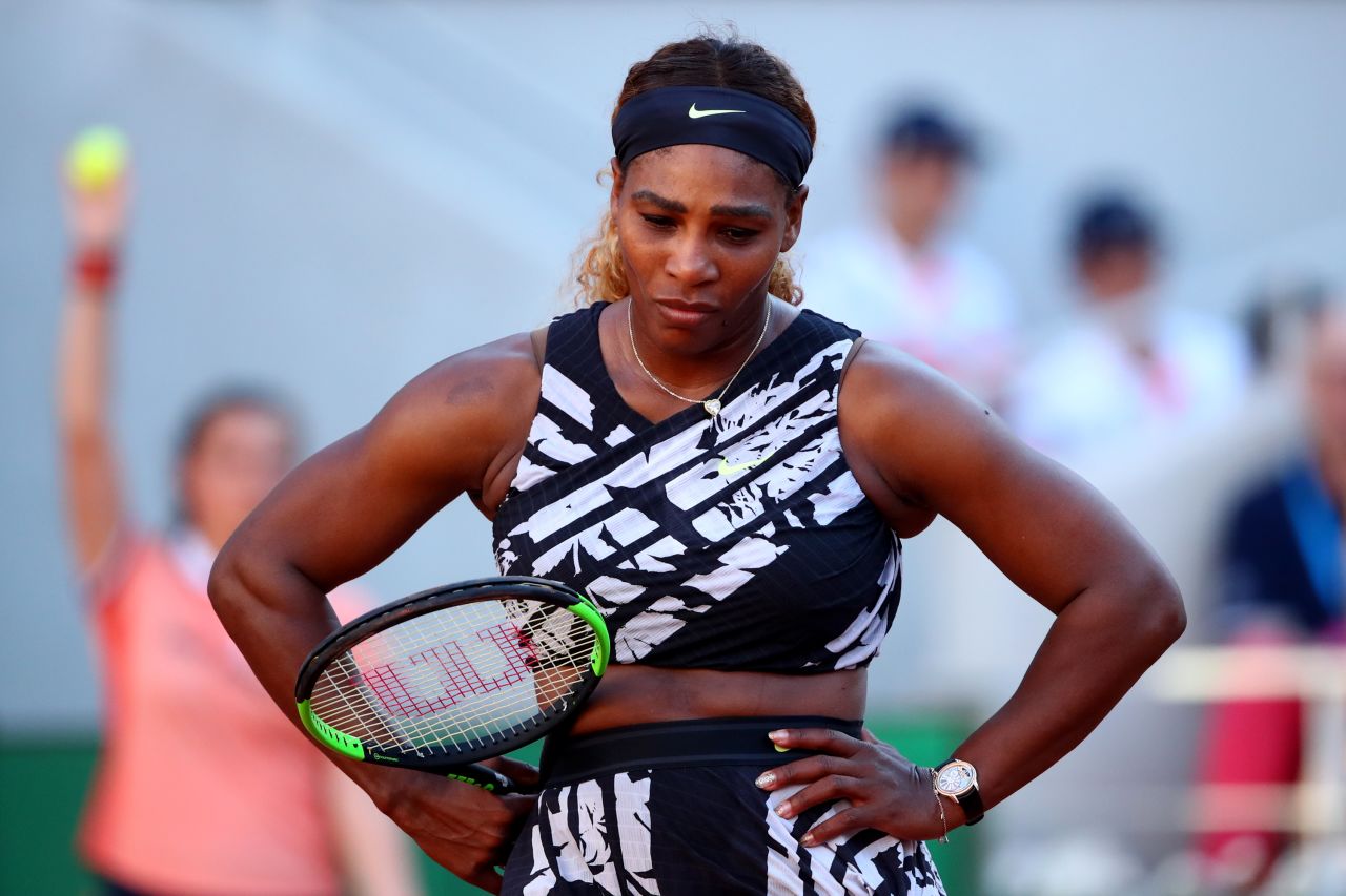 Serena Williams exited the French Open on Saturday to her fellow American Sofia Kenin in the third round. 