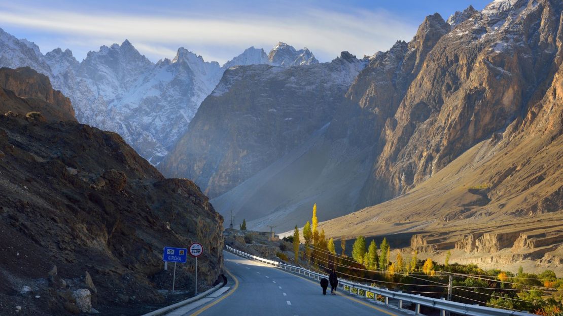 Karakoram Highway covers 810 wildly high miles along an old Silk Road path.