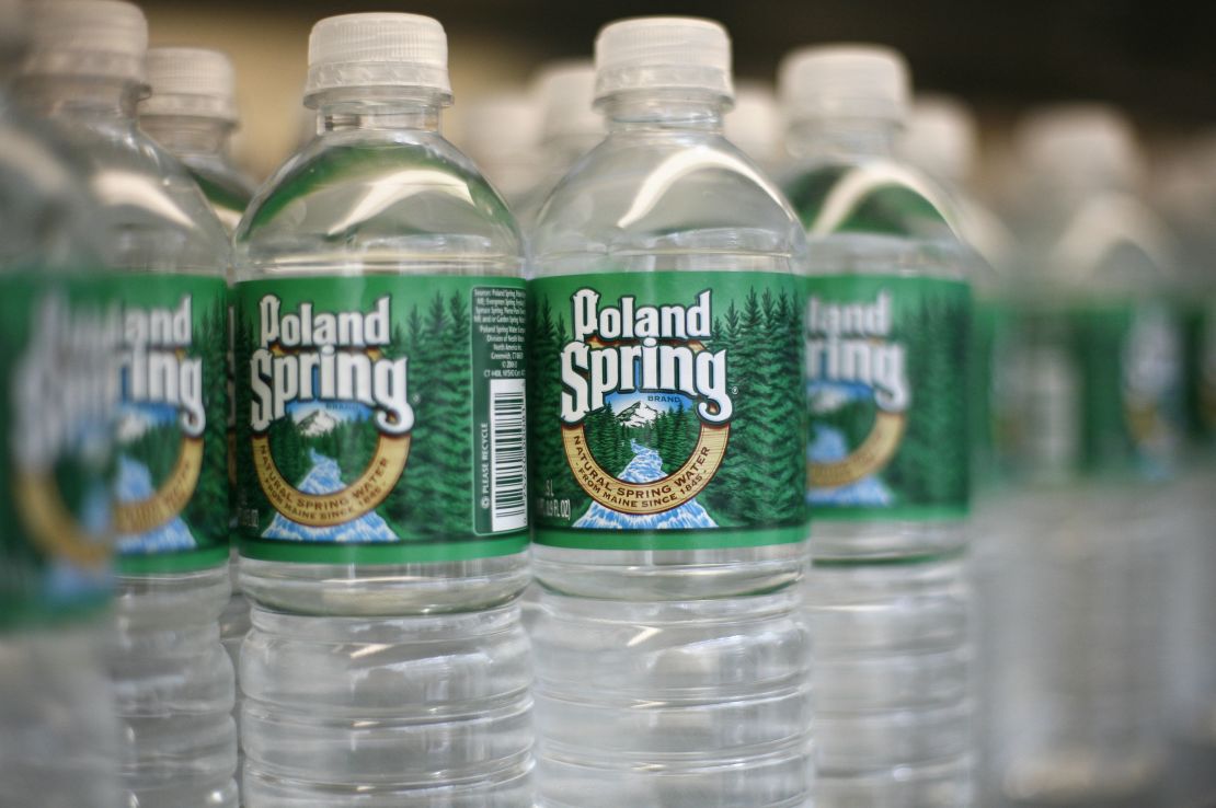 All still Poland Spring water under one gallon will be sold in recycled plastic bottles by 2022. 