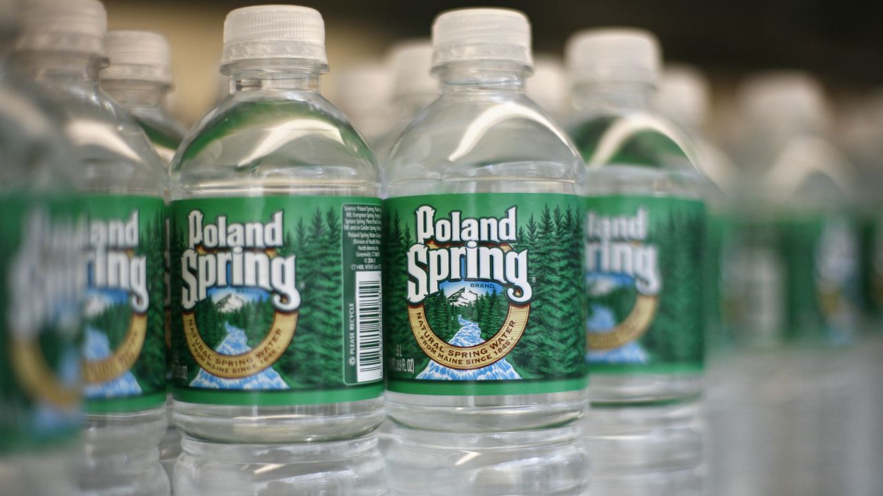 All still Poland Spring water under one gallon will be sold in recycled plastic bottles by 2022.