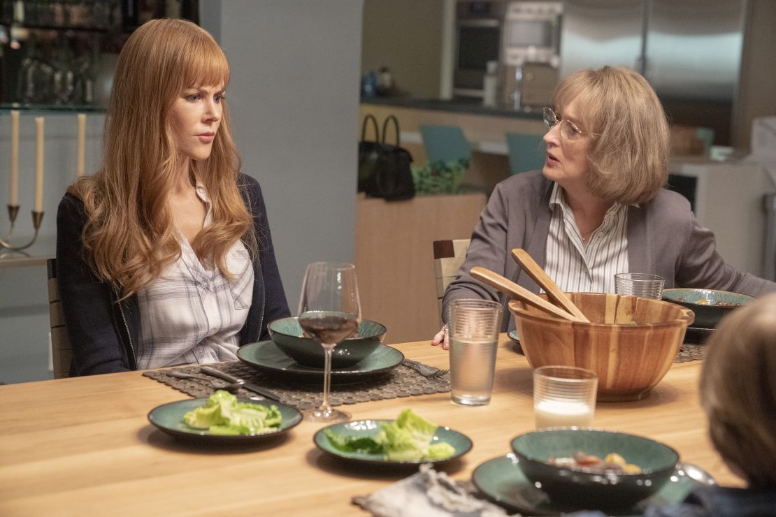 Meryl Streep (right) joined the cast as Nicole Kidman's mother-in-law.