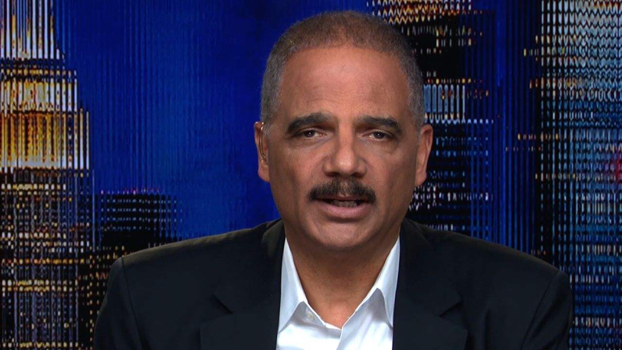 Former attorney general Eric Holder CPT