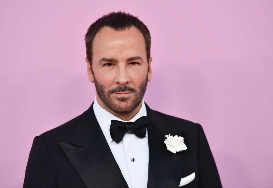 Designer and new CFDA chair, Tom Ford, kept things simple in a suave tuxedo. 