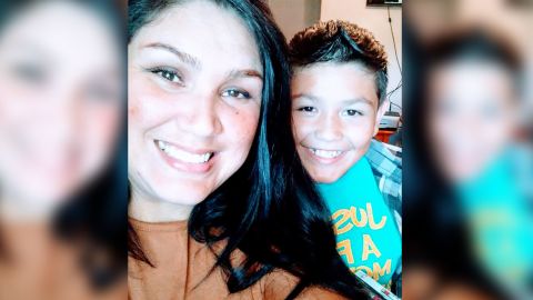 Aurea Garcia and her son Eduardo Posso in November of 2017.