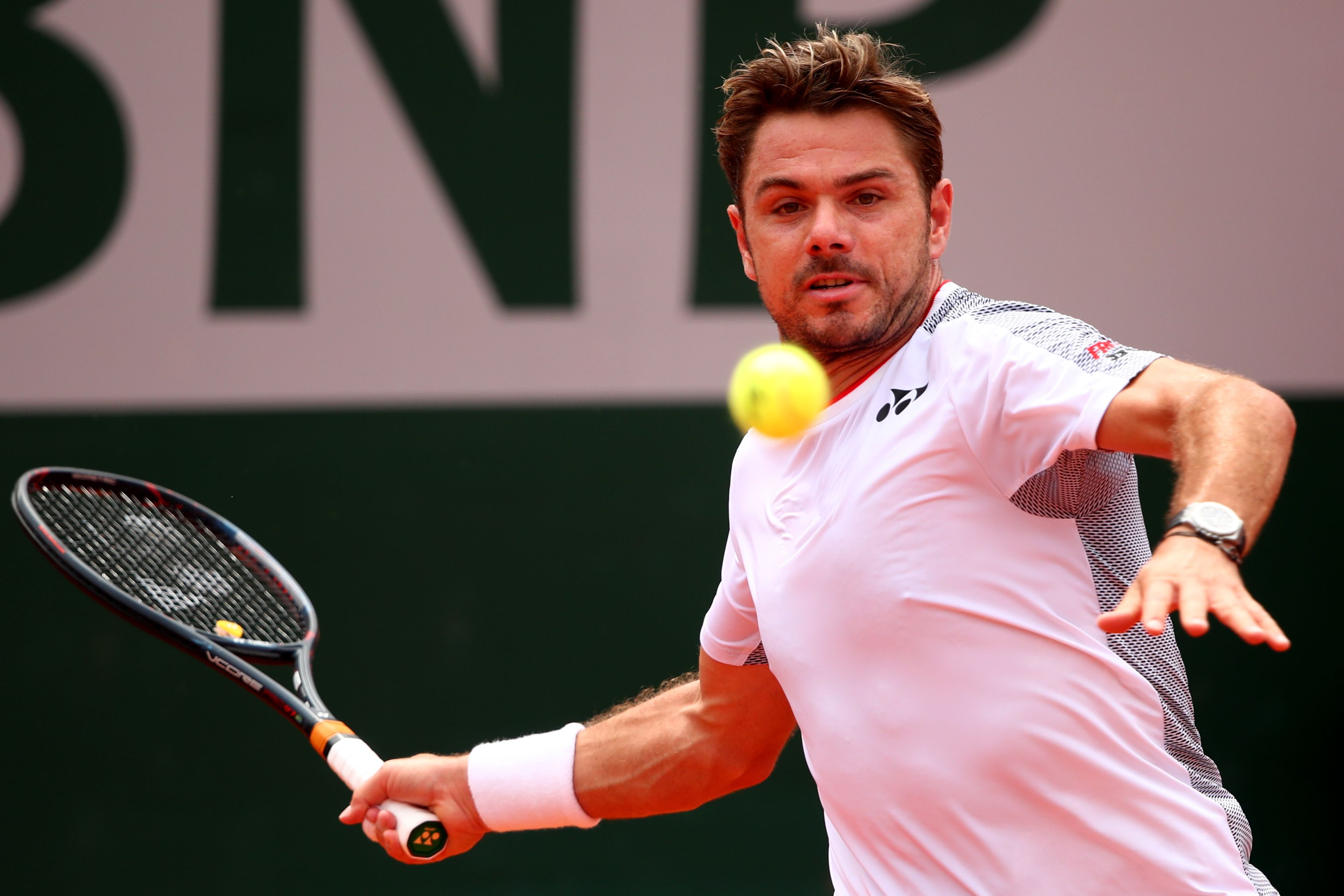 Wawrinka had his chance in the third set but couldn't hold on to a 4-3 break advantage.