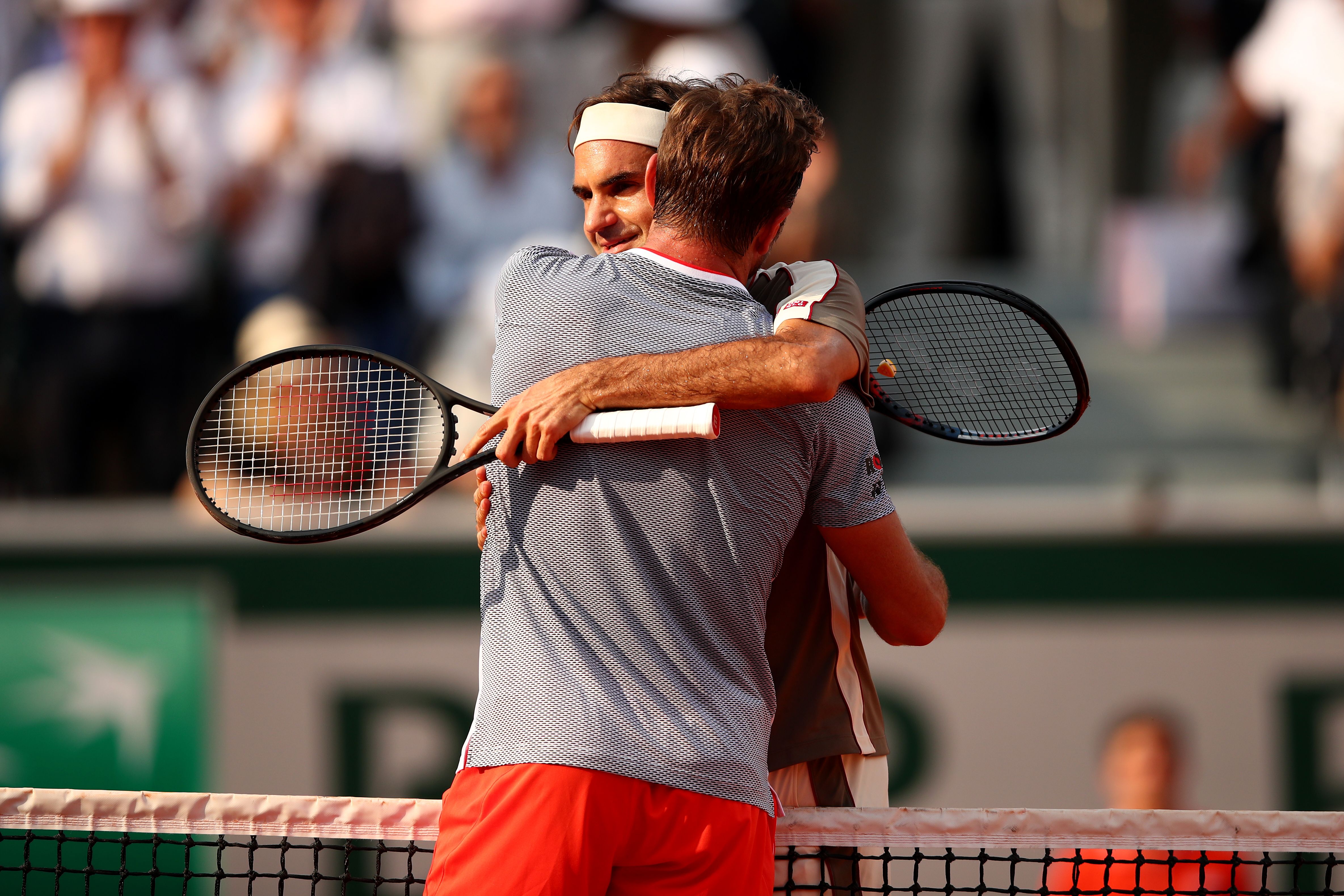 Federer improved to 23-3 against his pal and 5-3 on clay. He is looking for a first win against Nadal at Roland Garros. 