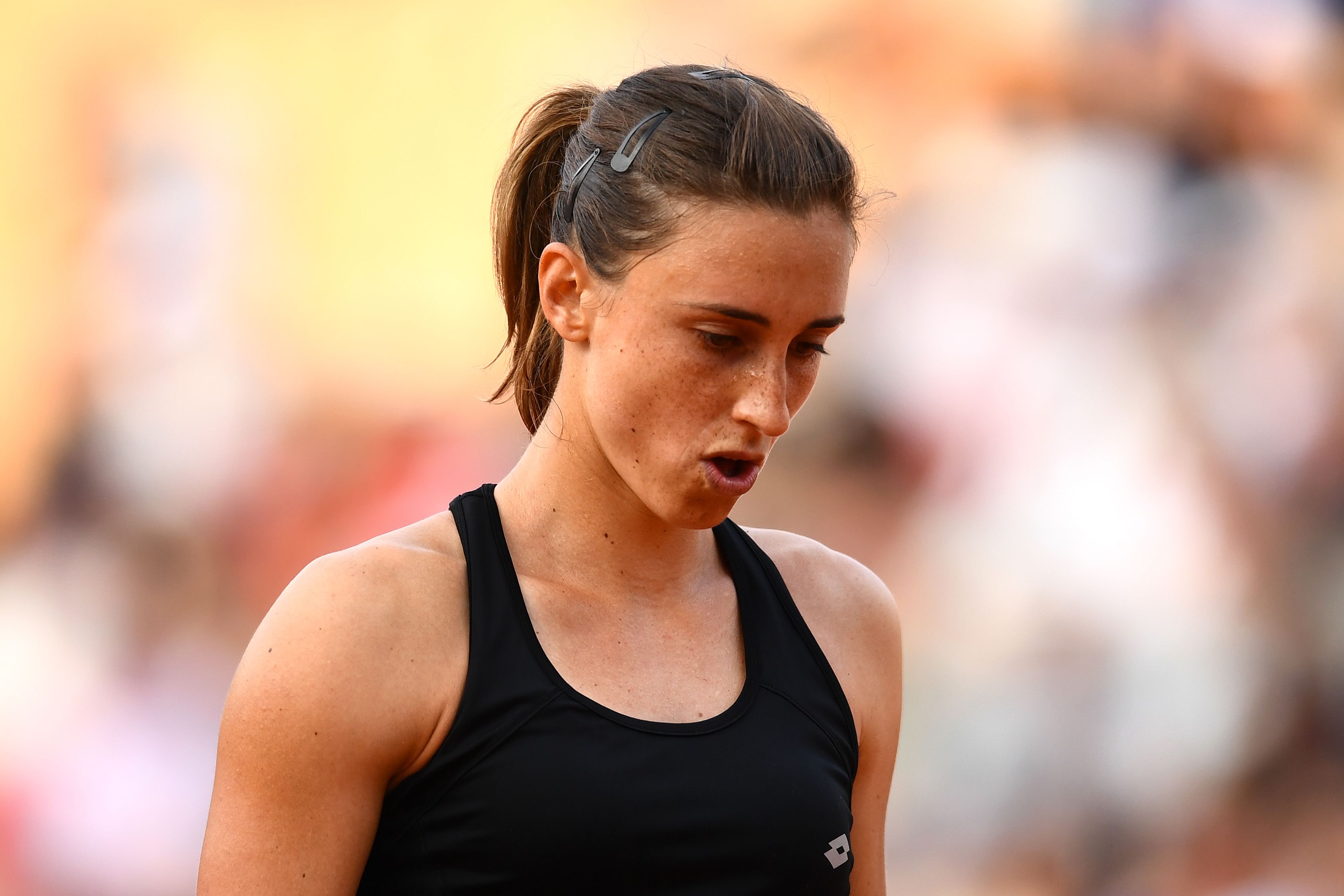 Martic led 5-3 in the first set and missed out on three straight set points at 6-5 in what was a huge turning point in the match.