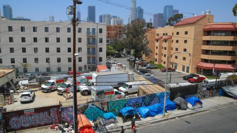 Los Angeles -- where the bulk of the county's homeless population resides -- saw a 16% rise in homelessness.