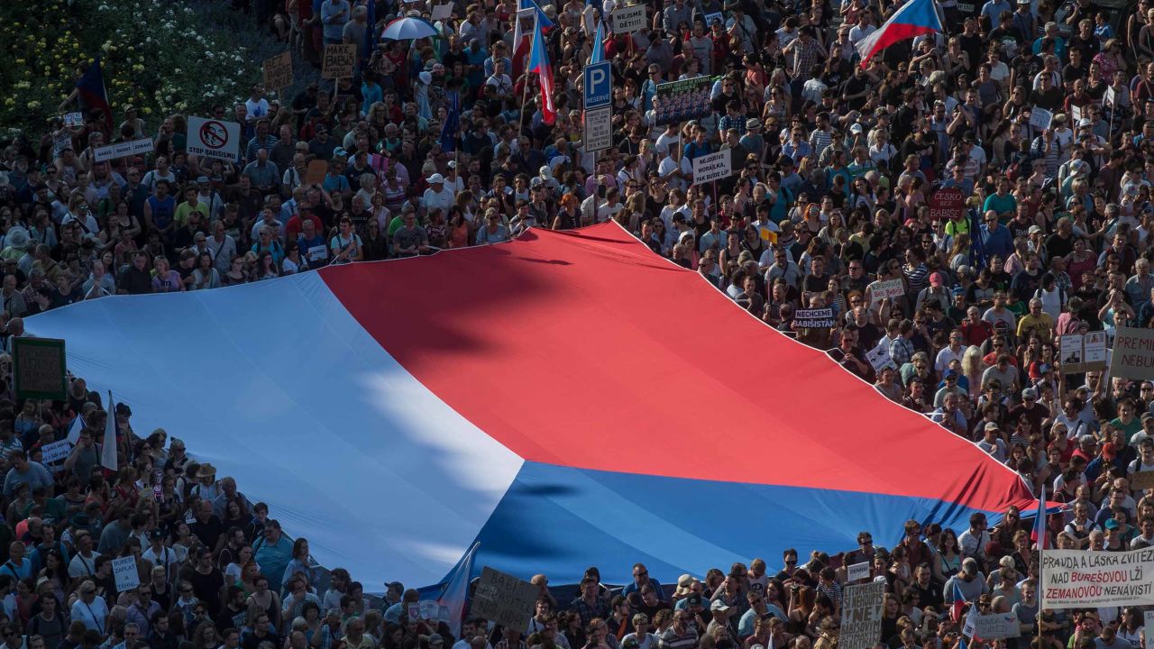 Organizers said the protest was the country's biggest since the fall of Communism in 1989.